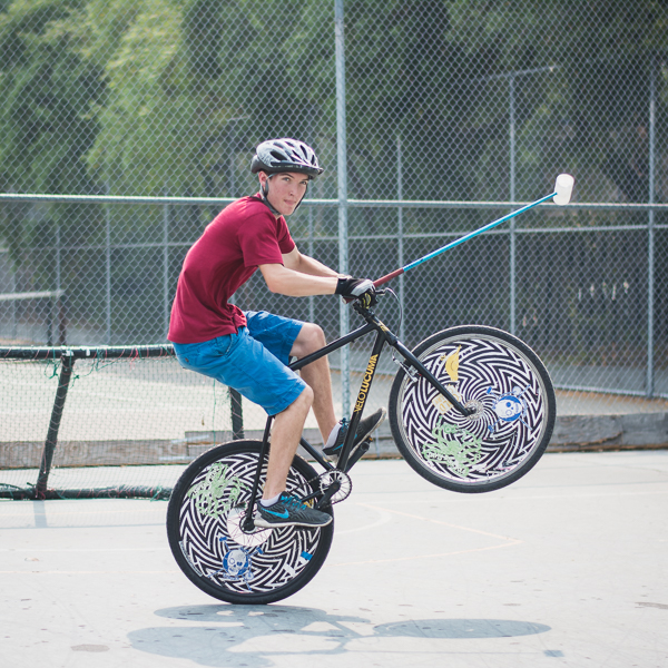 davis bike polo player