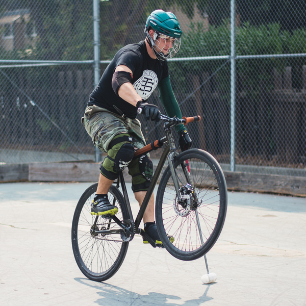 davis bike polo player