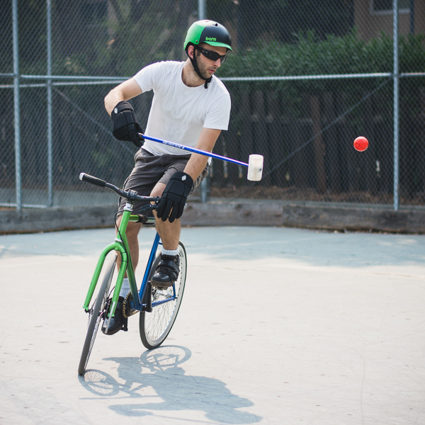 davis bike polo player